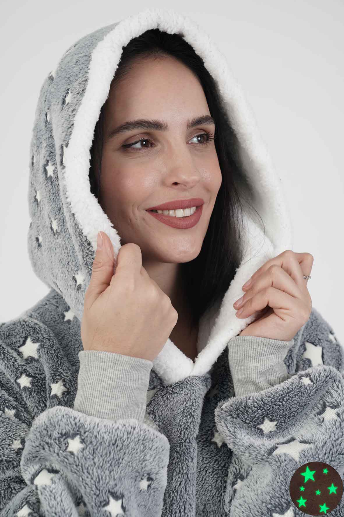 סהרה הודיז בוגרים - אפור כוכבים (זוהר בחושך)