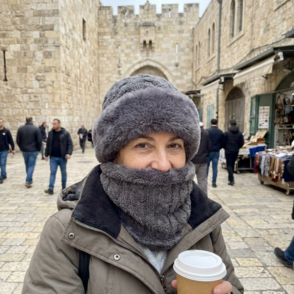 חם צוואר וכובע צמר לכל הפנים מתנה (19 יח׳ אחרונות)