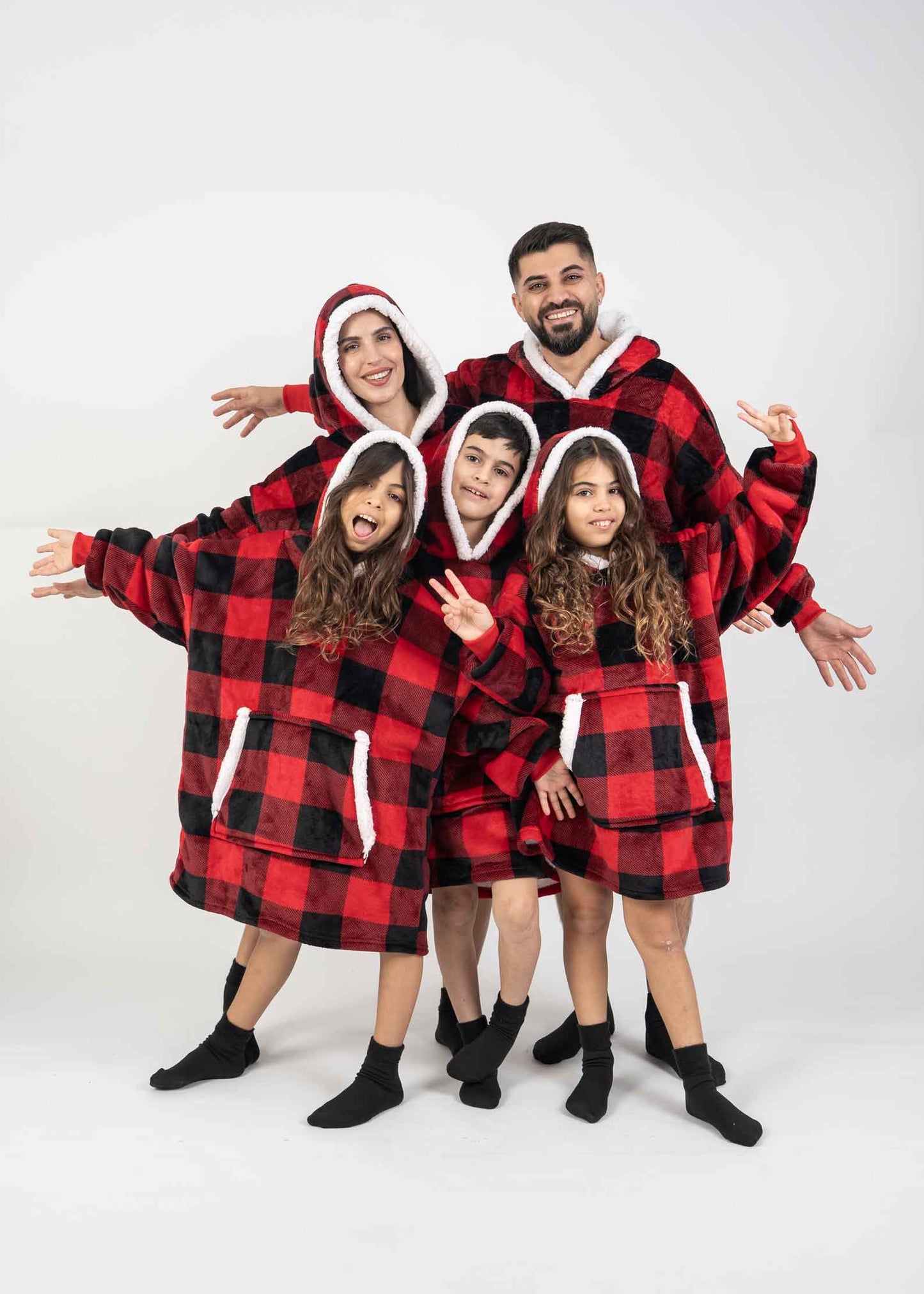 סהרה הודיז ילדים - אדום משבצות