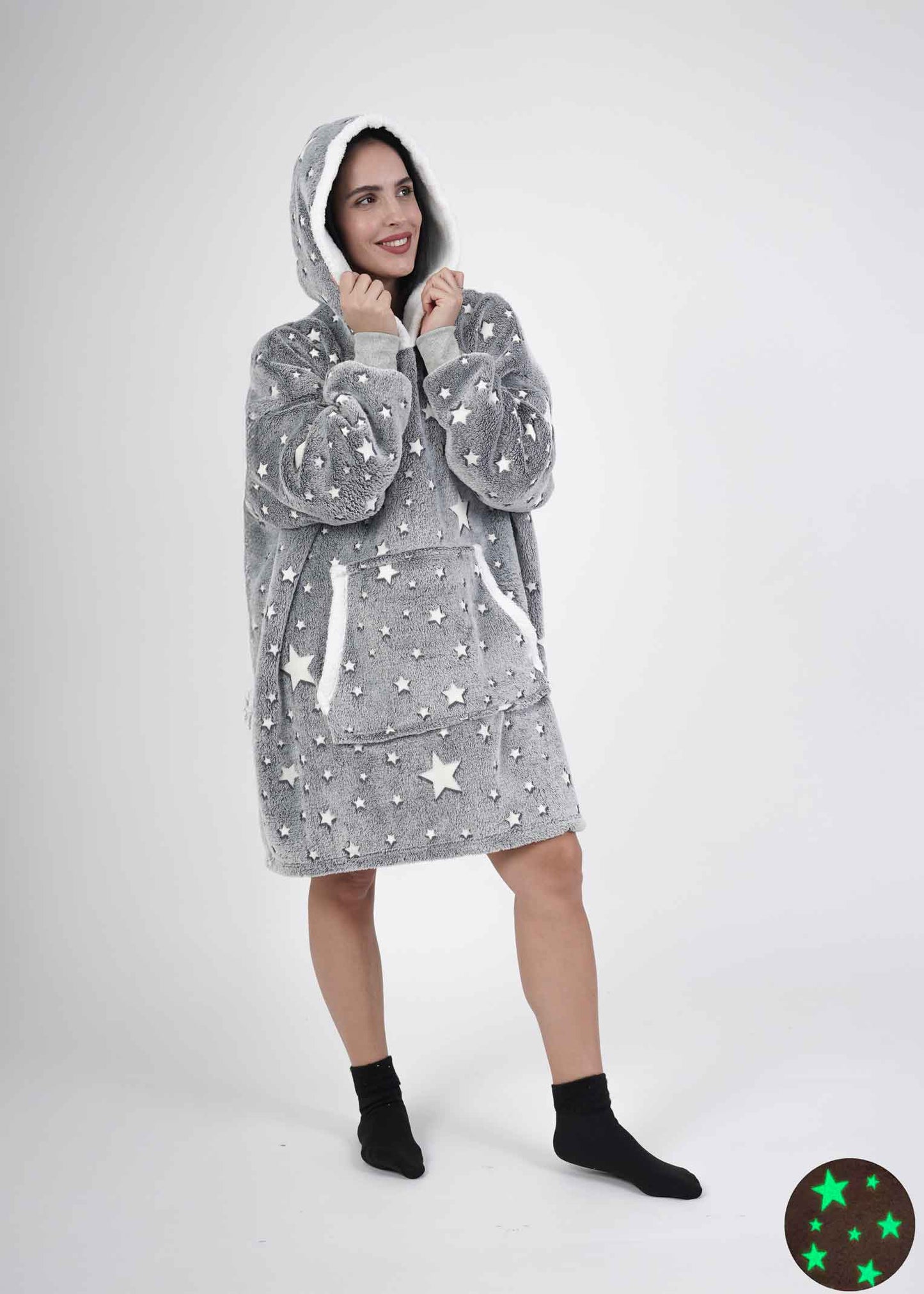 סהרה הודיז בוגרים - אפור כוכבים (זוהר בחושך)