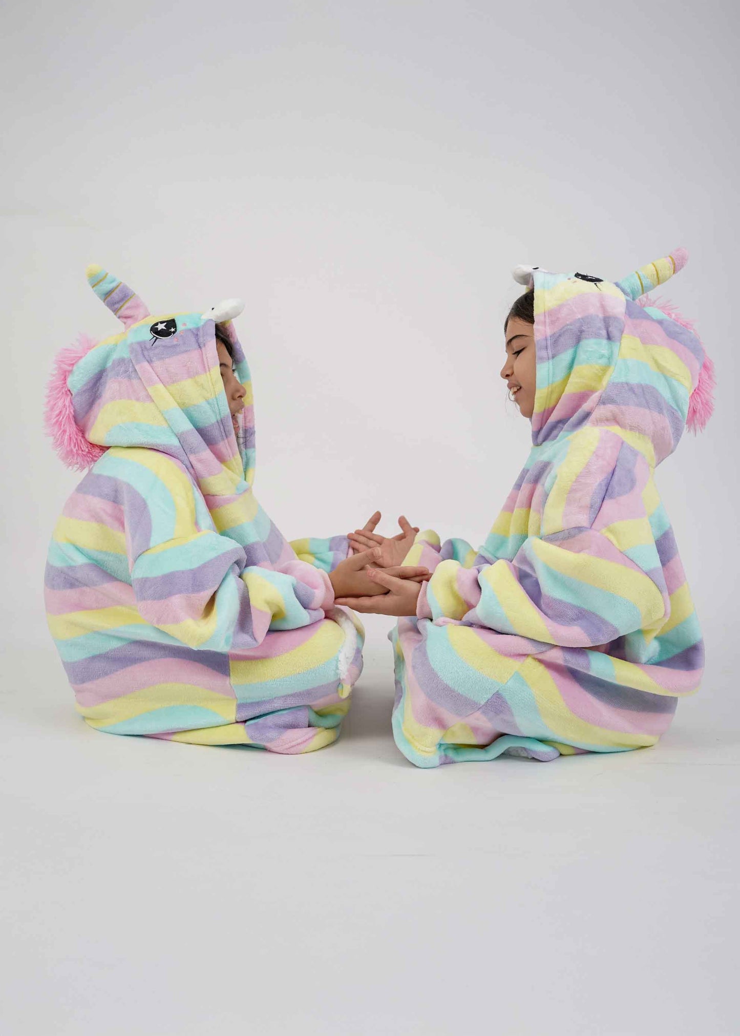 סהרה הודיז ילדים - חד קרן פסים צבעוניים